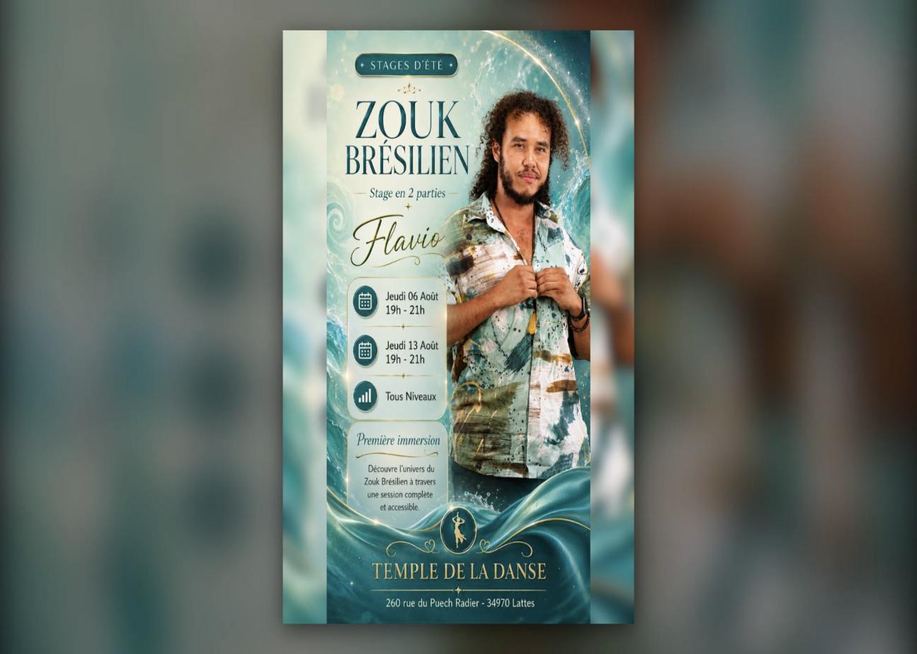 Stage d'été - Flavio - Zouk Brésilien
