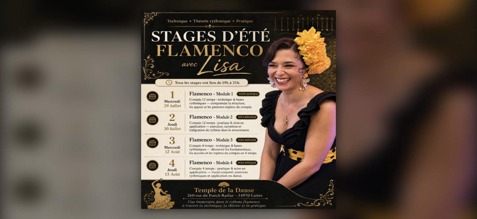 Stage d'été - Lisa - Flamenco