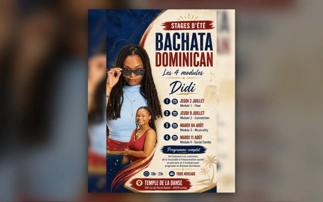 Stages d'été - Didi - Bachata Dominicaine