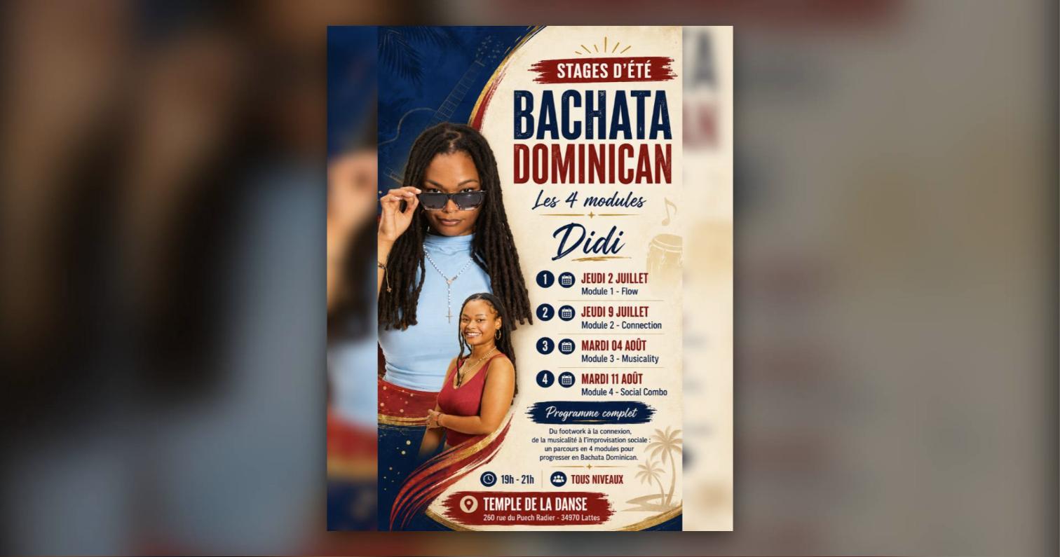 Stages d'été - Didi - Bachata Dominicaine