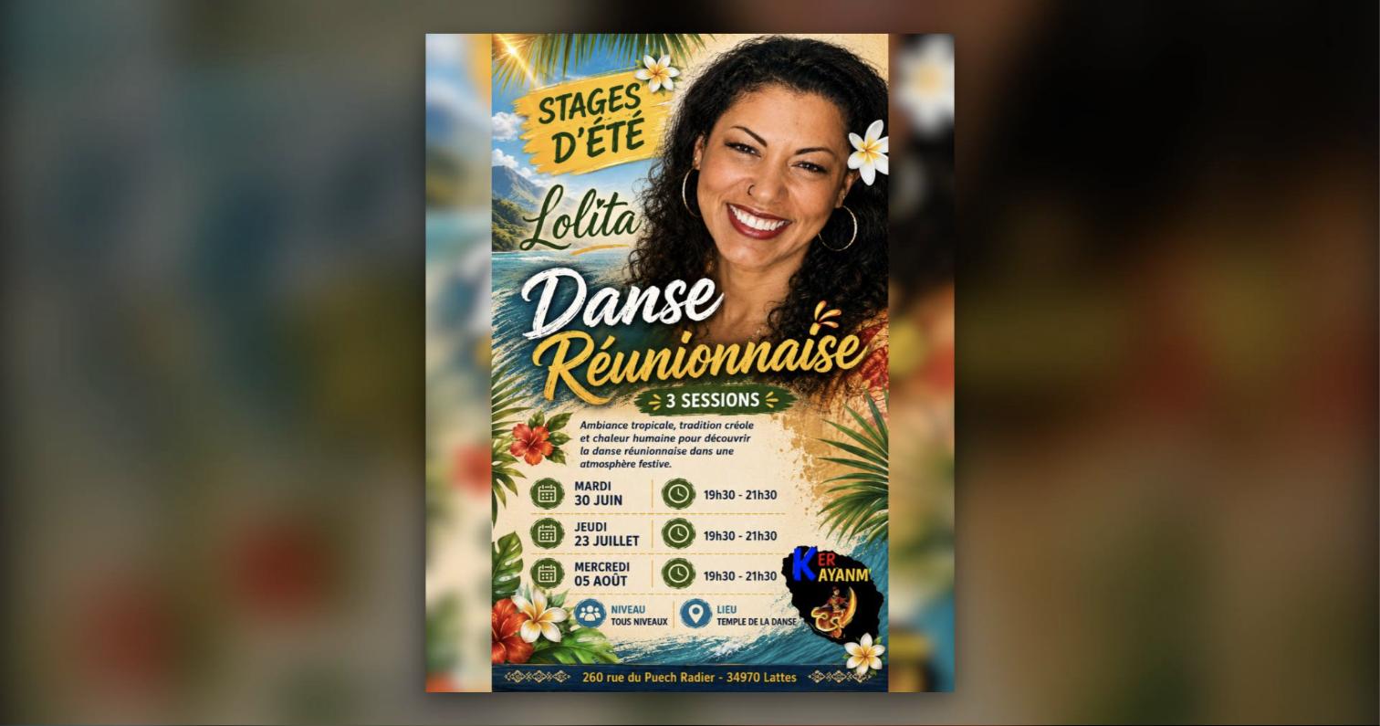 Stages d'été - Lolita - Danse Réunionnaise